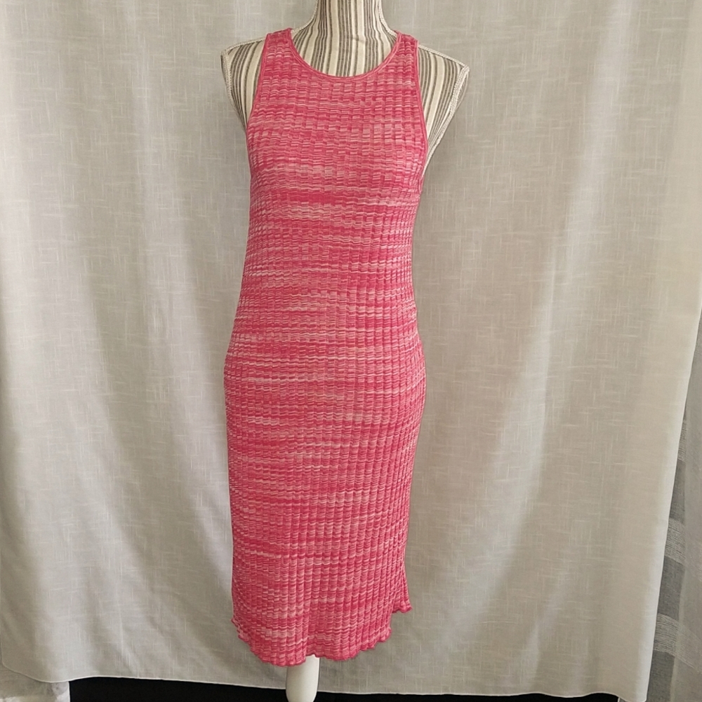 Zara ribbed knit tank sleeveless dress size small Knee Length - Picture 5 of 14